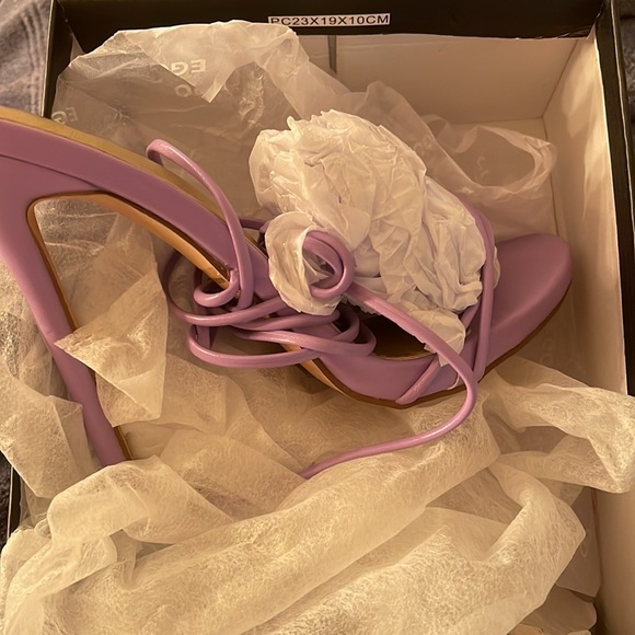 Ego Shoes “Gelato” Purple Lace Up Sandal Size US 8 | UK 6 - Picture 3 of 8